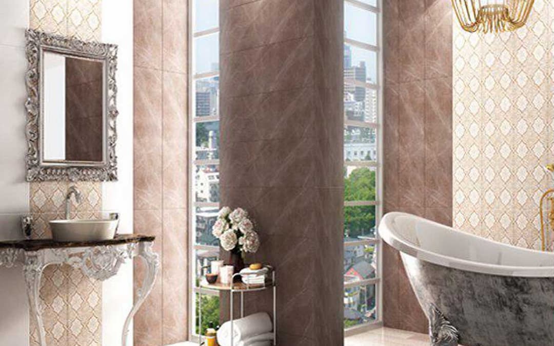 سرامیک پرسلان دکور آلان قهوه ای 30*90 امین