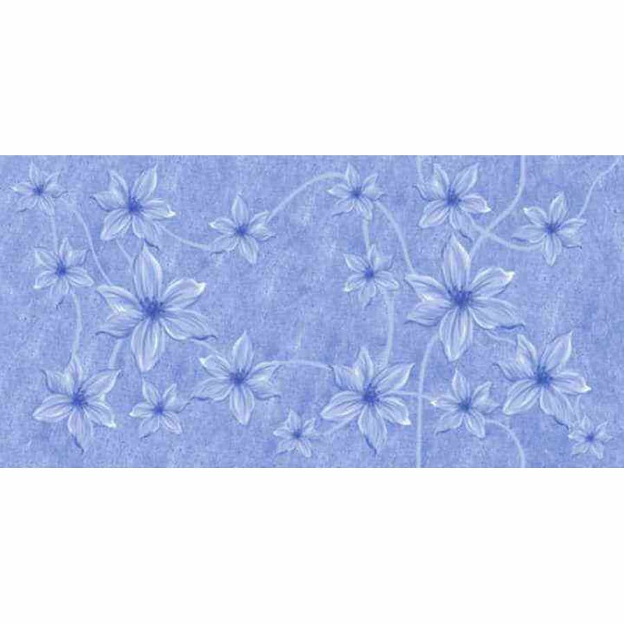 کاشی تیره شکوفه آبی 30*60 کاشی ارغوان
