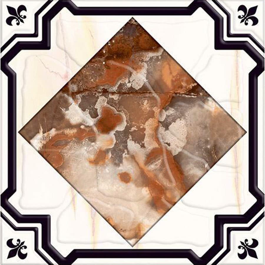 سرامیک دلتا سفید 50*50 کاشی گلچین-رستیک