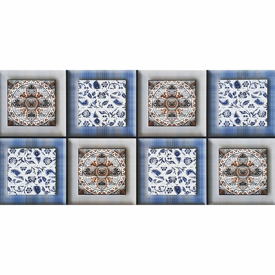 کاشی  دکور 1 بوریا25*50کاشی مریم -کالیبره مات