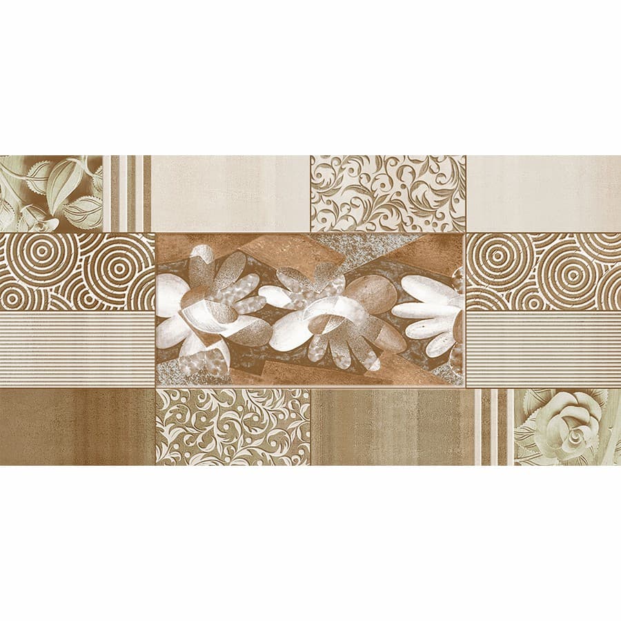 کاشی  دکور 1 کلاسیک25*50کاشی مریم -کالیبره مات