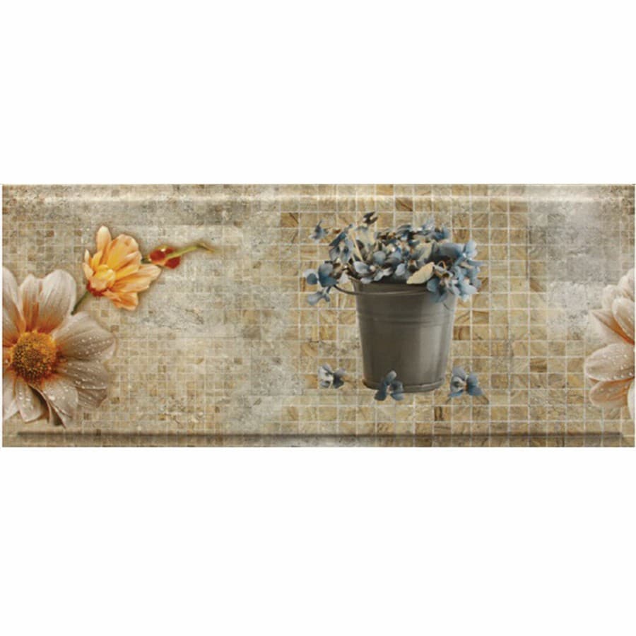 کاشی  دکور 1 آرگون زیتونی 25*60کاشی مریم