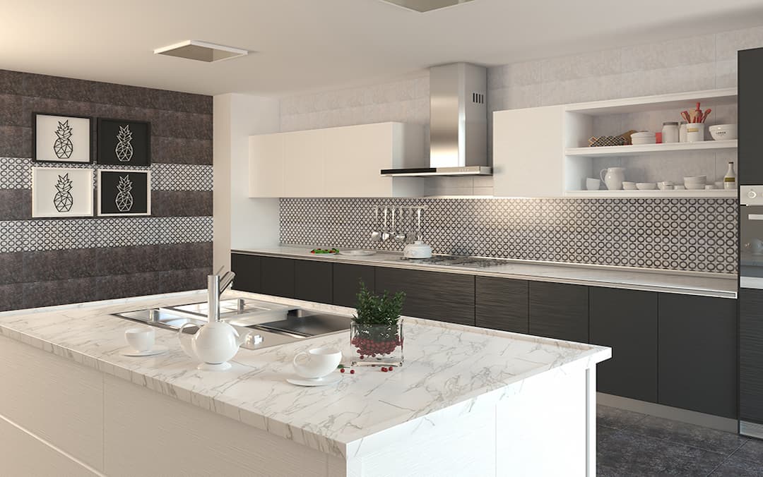 کاشی دکور 1 روستیک قهوه ای 30*60 کاشی مریم