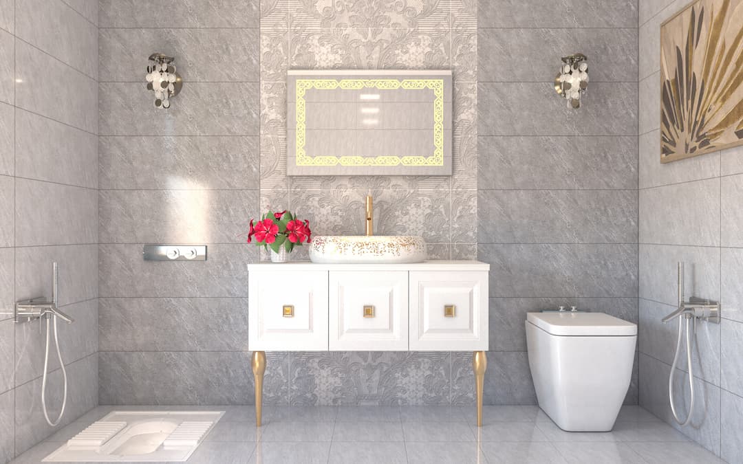 کاشی پرسلان (MPME3022T) طوسی 30*90 کاشی میلاد