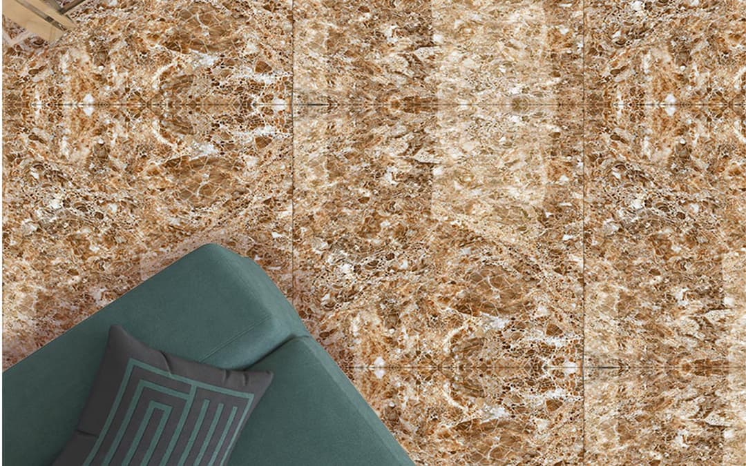 سرامیک پرسلان (MPP6024H) قهوه ای 60*60 کاشی میلاد-نانوپولیش