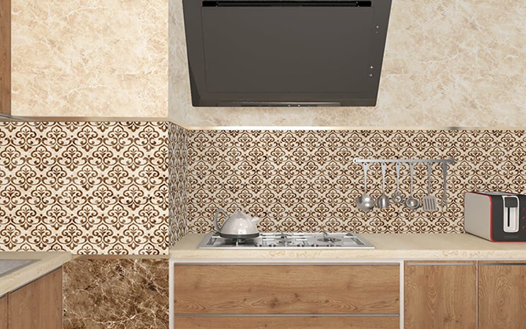 کاشی تیره سیما قهوه ای 30*60 کاشی نارین