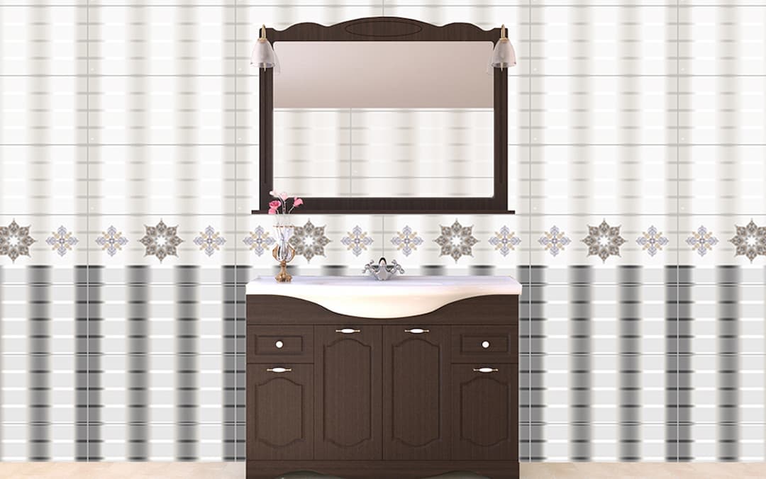 کاشی تیره گیلدا طوسی 30*60 کاشی نارین