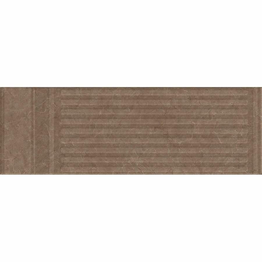کاشی  دکور 1 رئال  سایز 30*90 نگین - رستیک کالیبره براق