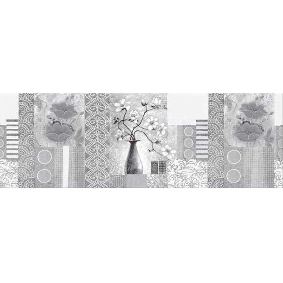 کاشی پرسلان دکور1 باژیلان طوسی 30*90 کاشی نوین سرام