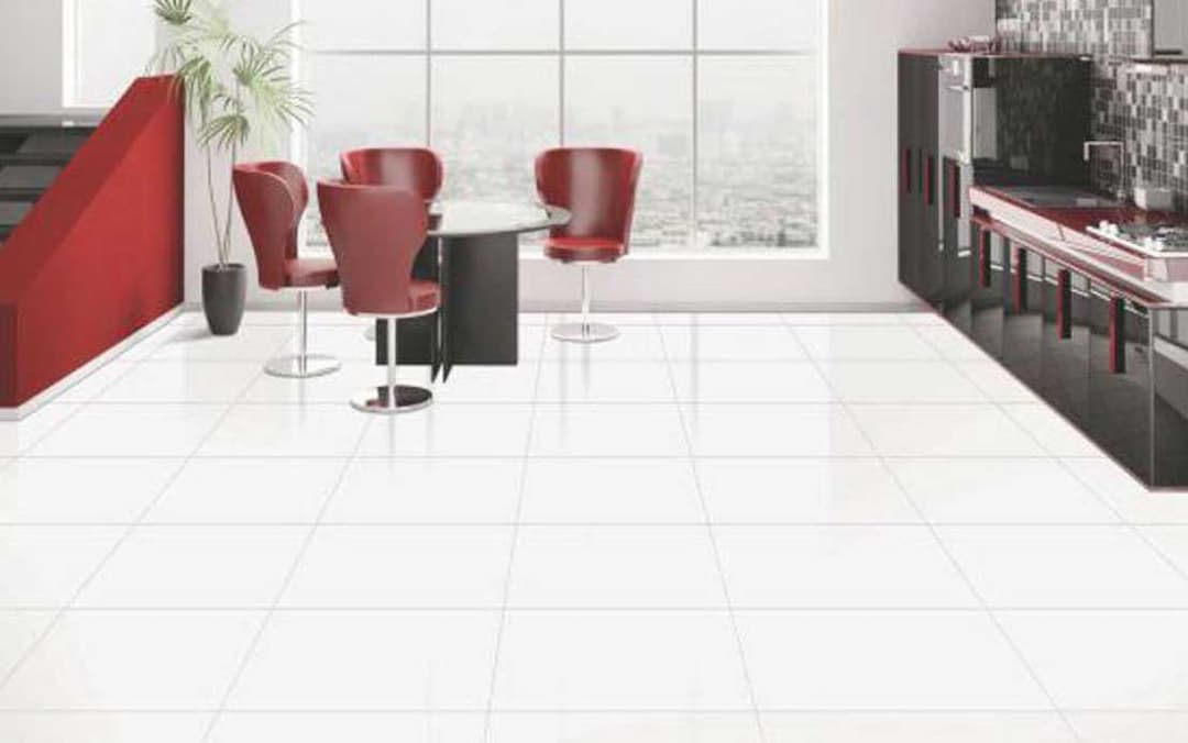 سرامیک پرسلان سوپر وایت سفید 60*60 کاشی نوین سرام-نانو پولیش