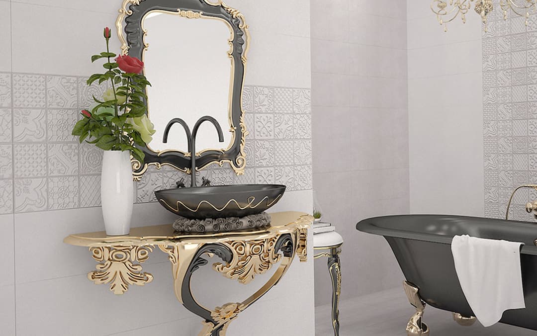 کاشی پرسلان دکور 1 نیکوله طوسی 30*90 کاشی نوین سرام-رستیک
