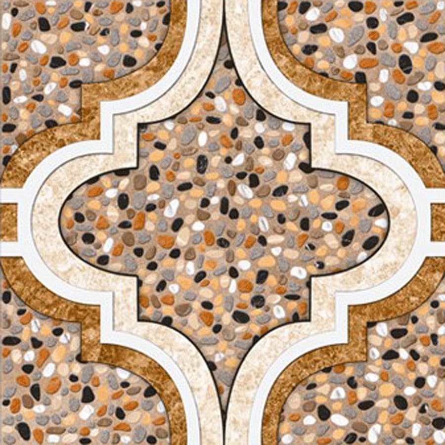 کاشی  دکور 1 (امین 1002) طوسی50*50  کاشی پردیس آباده-رستیک