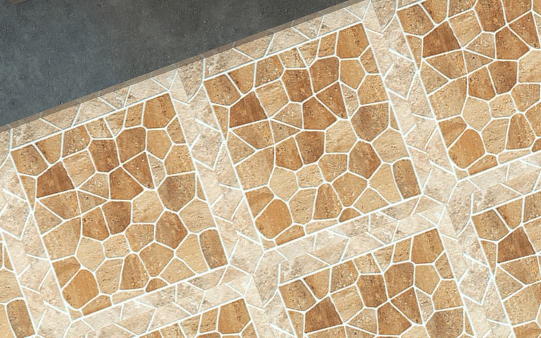 سرامیک (صنوبر 2) قهوه ای 50*50  کاشی پردیس آباده-رستیک