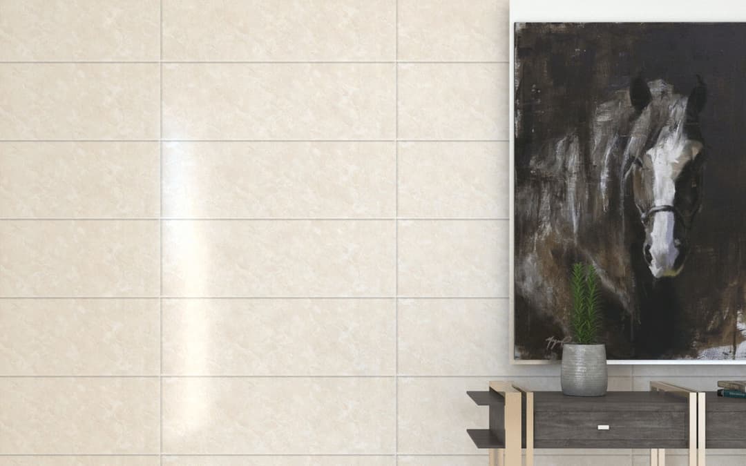 کاشی میکل آنژ کرم 30*90 کاشی پردیس آباده-کنیک