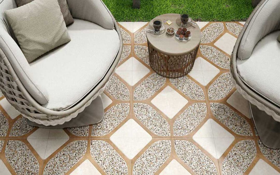 سرامیک سیتارا قهوه ای 60*60کاشی پرسپولیس-رستیک