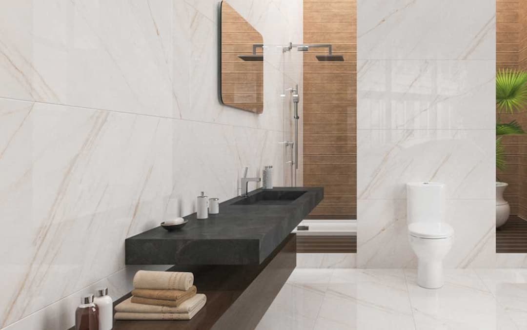 سرامیک پرسلان ویژن کنیک سفید 60*120 کاشی پرسپولیس