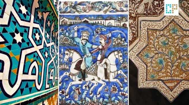 History of Iran tile and ceramic