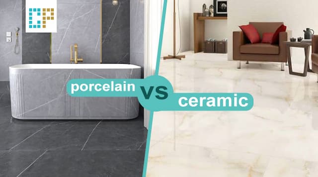 THE DIFFERENCE BETWEEN CERAMIC AND PORCELAIN TILES