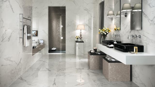 Marble-Look Tiles vs. Real Marble: What’s the Difference?