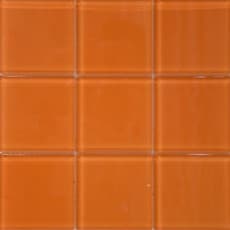 کاشی شیشه ای C6OR0021 نارنجی 10*10 برند روکارنو