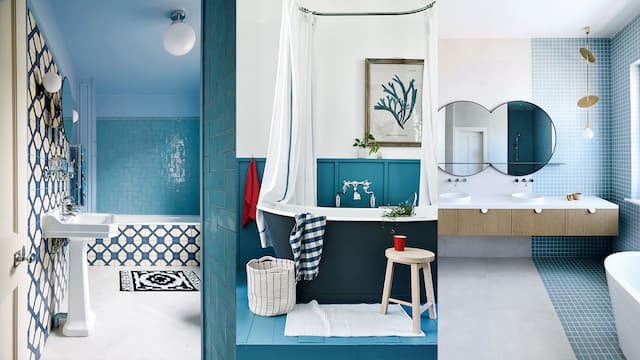 The best ideas of using blue color in the bathroom to create a new and fresh look