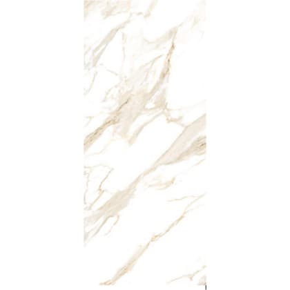 سرامیک اسلب کلکته گلد (Calacatta Gold) سفید 120*270 برند زیگما