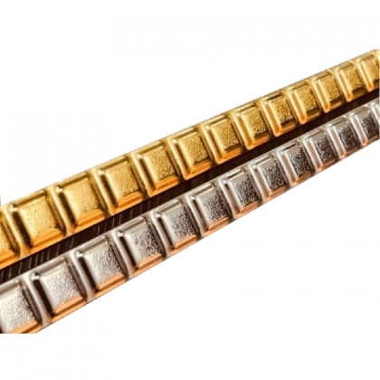 باند و فیتیله کاشی طرح پلاس طلایی نقره ای 2*60 (1014) ایستاسرام
