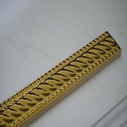 باند و فیتیله کاشی طرح پلاس DSC4951 طلایی 4*60 سون سرام
