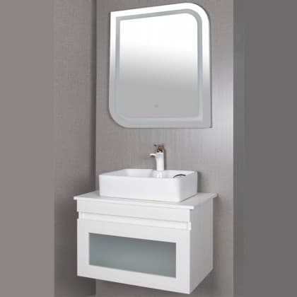 آینه و کابینت روشویی دار دیواری سایا کابینت مدل S28