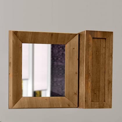 آینه و باکس پرشین کابین مدل L06 چوب