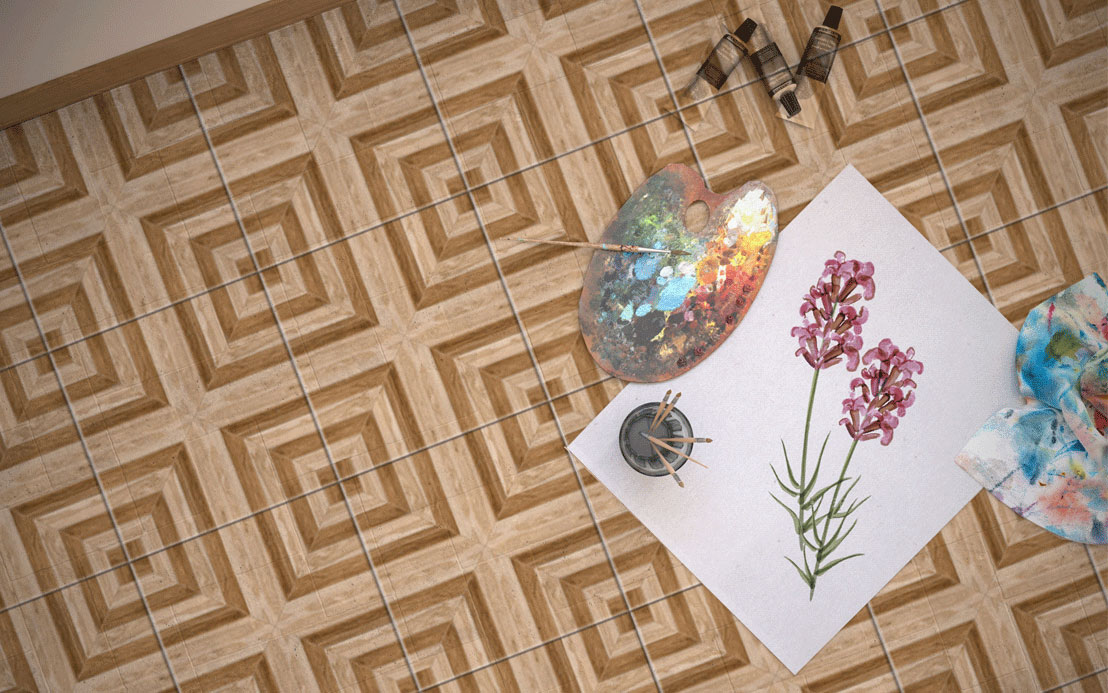 طرح دکوراسیون سپینود سایز 50*50 پردیس آباده - ساده مات