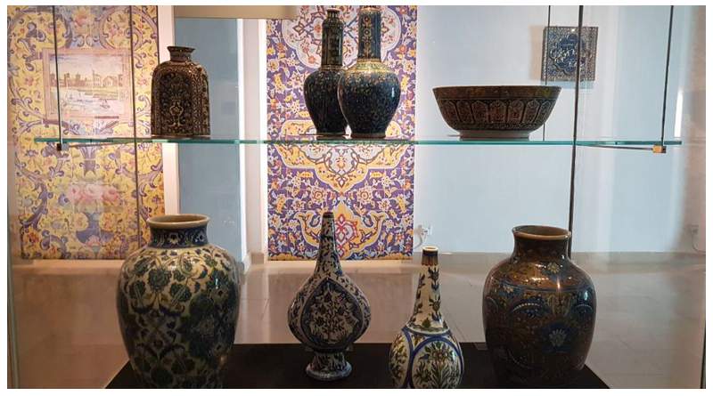 سرامیک قاجار در نمایشگاه هنرهای اسلامی