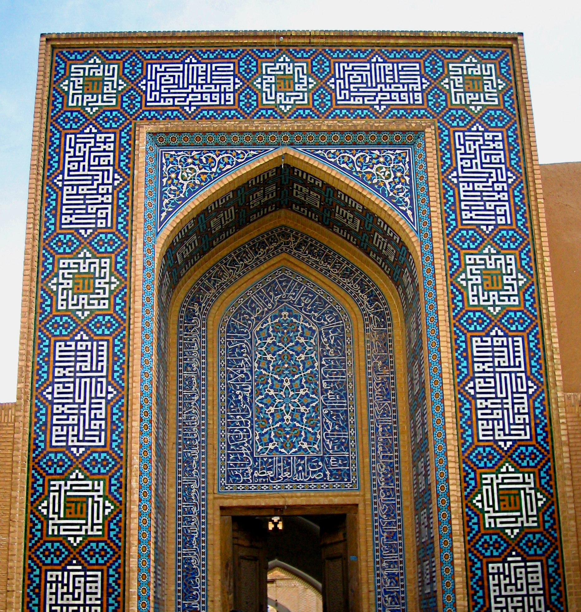 کاشی کاری بناهای یزد 