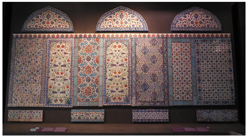 کاشی ایرانی موزه لوور 