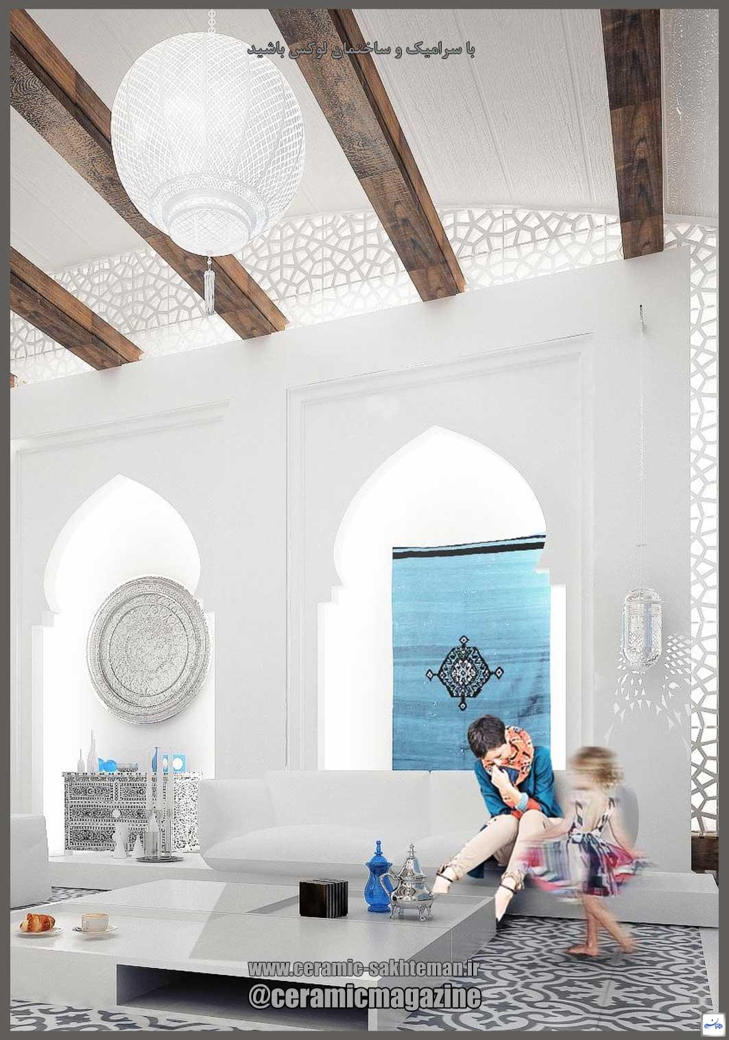 طراحی داخلی به سبک و سیاق مراکشی