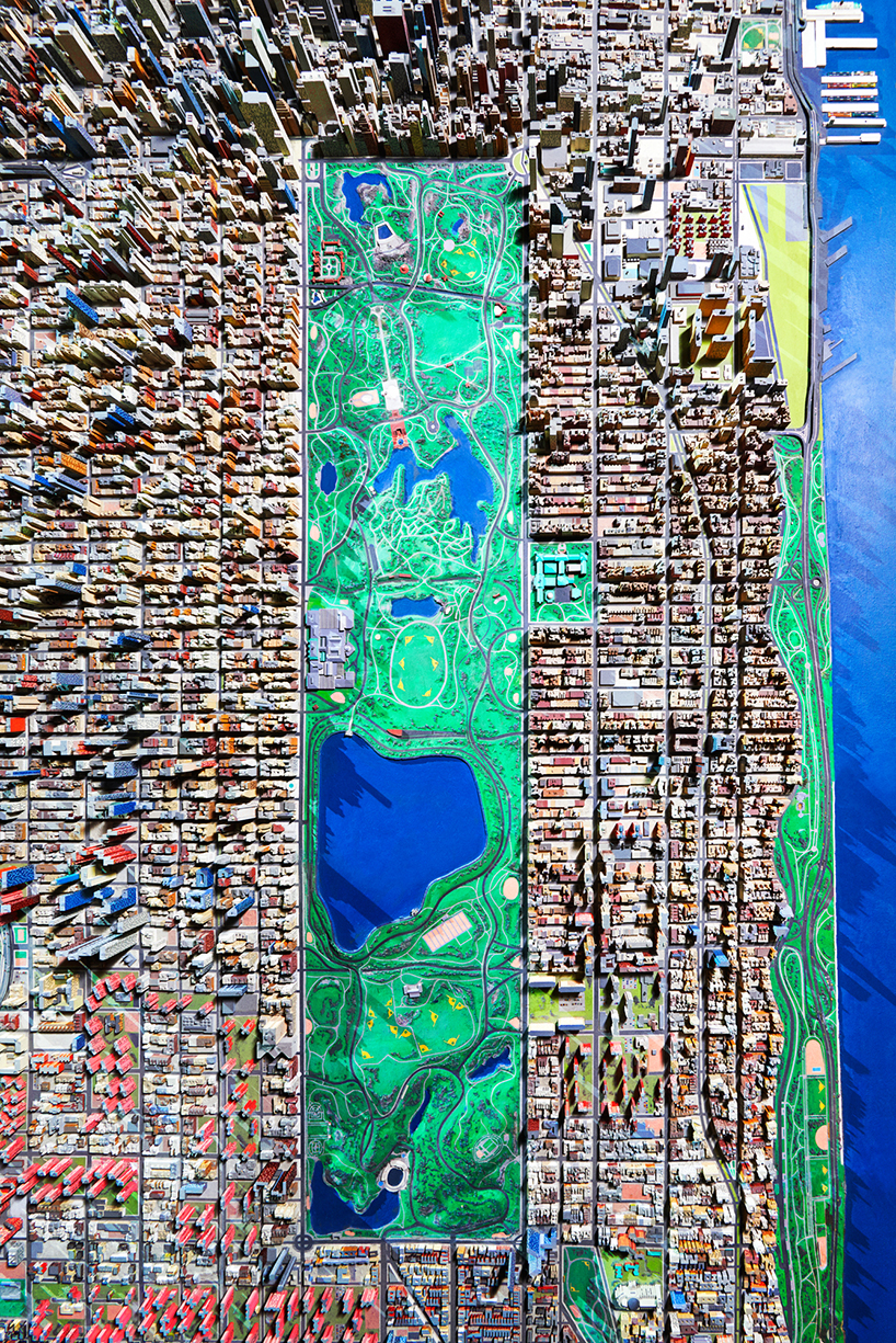 ماکت معماری نیویورک در مقیاس 1:1200