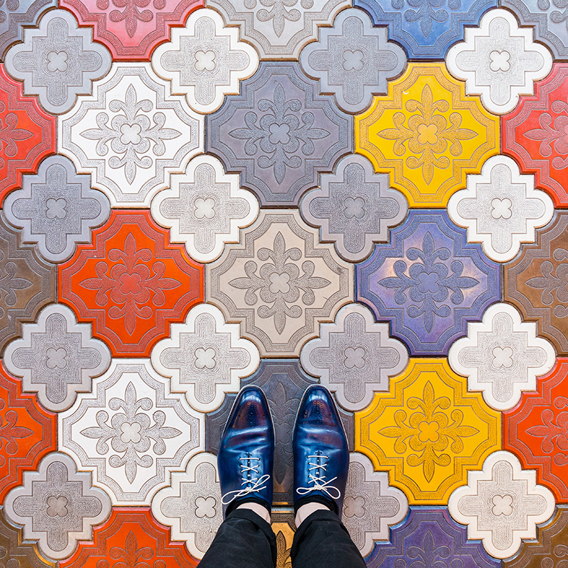 کفپوش‌های زیبای بارسلون از لنز دوربین سباستین اراس