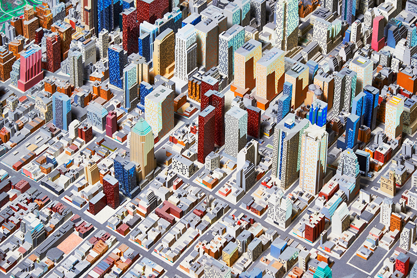 ماکت معماری نیویورک در مقیاس 1:1200