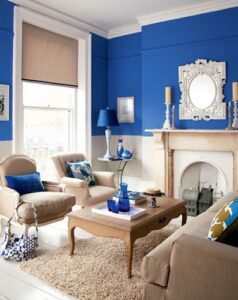 چطور از رنگ آبی در خانه خود استفاده کنیم